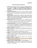 Glosario de Economía Internacional.