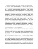 RESUMEN SENTENCIAS 13631, 14122 Y 14372 del 13 de octubre de 2005