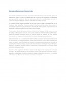 Recientes relaciones México Cuba.