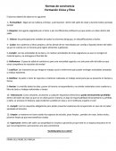 Normas de convivencia de fce.