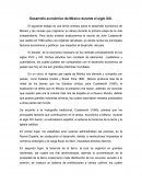 Desarrollo económico de México durante el siglo XIX.