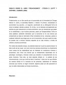 Ensayo sobre el libro "Freakonomics"