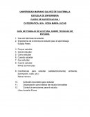 ESCUELA DE ENFERMERIA CURSO DE INVESTIGACION I
