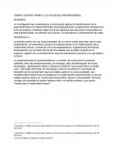 TIEMPO CONTRA TIEMPO O LA SOCIEDAD HIPERMODERNA