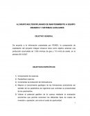 GRUPO MULTIDICIPLINARIO DE MANTENIMIENTO A EQUIPO DINAMICO Y SISTEMAS AUXILIARES