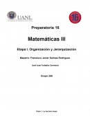 Organizacion y Jerarquizacion Matematicas 3