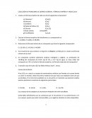 COLECCIÓN DE PROBLEMAS DE QUÍMICA GENERAL. FÓRMULA EMPÍRICA Y MOLECULAS.