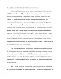 PARADIGMA EN EL INSTITUTO POLITECNICO NACIONAL.. Página 1