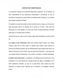 GESTION POR COMPETENCIAS.