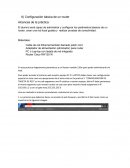 Configuracion de tarjeta de red