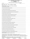 EXAMEN EXTRAORDINARIO DE HISTORIA DE MÉXICO 3er° AÑO