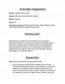 Actividad integradora - Problemas de comunicaion.