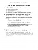 ISO 9001 y su relación con el curso OyM
