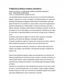 LA TRADICIÓN DEL DERECHO CIVIL