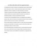 Administración General - Direccion