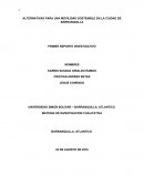 Alternativas para la movilidad en barranquilla