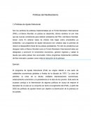 Políticas del Neoliberalismo
