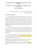 El español para fines profesionales