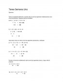 Tarea Semana Uno Ejercicios.