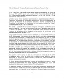 Taller del Módulo de Principios Constitucionales del Derecho Procesal y Oral.