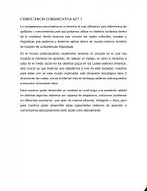 COMPETENCIA COMUNICATIVA ACT.1.. Página 1