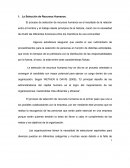 La Selección de Recursos Humanos.