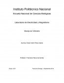 Manejo de voltimetro