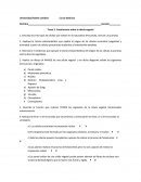 Cuestionario sobre la célula vegetal