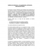 Analisis de violacion de casos en el derecho internacional