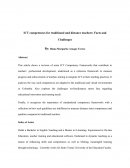 El desarrollo de Competencias TIC para docentes y la educación virtual