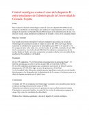 Control serológica contra el virus de la hepatitis B entre estudiantes de Odontología de la Universidad de Granada, España