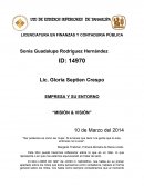 EMPRESA Y SU ENTORNO “MISIÓN & VISIÓN”