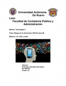 Riesgo de la información (ISACA) tarea #6