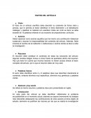 PARTES DEL ARTICULO