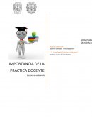 Importancia de la practica docente.