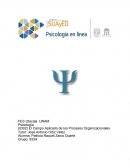 Importancia del proceso de evaluación en el contexto de la psicología organizacional.