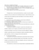 Marco teórico y la adaptación del lenguaje.