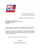 Carta de termino ejemplo