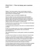 PRACTICA 1: “Plan de trabajo para muestrear suelo”