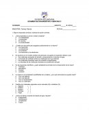 Examen diagnostico ciencias 3