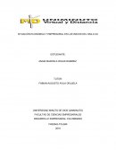 SITUACIÓN ECONÓMICA Y EMPRESARIAL EN LOS INICIOS DEL SIGLO XX