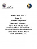 Actividad Integradora Materia: BIOLOGIA 2