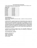 Realizar la reserva según las instrucciones dadas y utilizando el formato suministrado durante la clase: