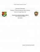 Perspectiva de la Educación Básica en México.