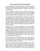 ETICA, CONSUMO Y PRÁCTICAS SOSTENIBLES