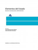 Elementos del Estado Derecho Constitucional y Administrativo
