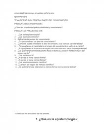 GENERALIDADES DEL CONOCIMIENTO.. Página 1