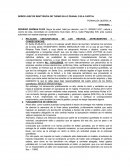 RELACION CIRCUNSTANCIA DE LOS HECHOS, ANTECEDENTES Y CONSECUENCIAS.