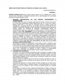 RELACION CIRCUNSTANCIA DE LOS HECHOS, ANTECEDENTES Y CONSECUENCIAS.