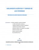 Aislamiento acústico y termico de las viviendas